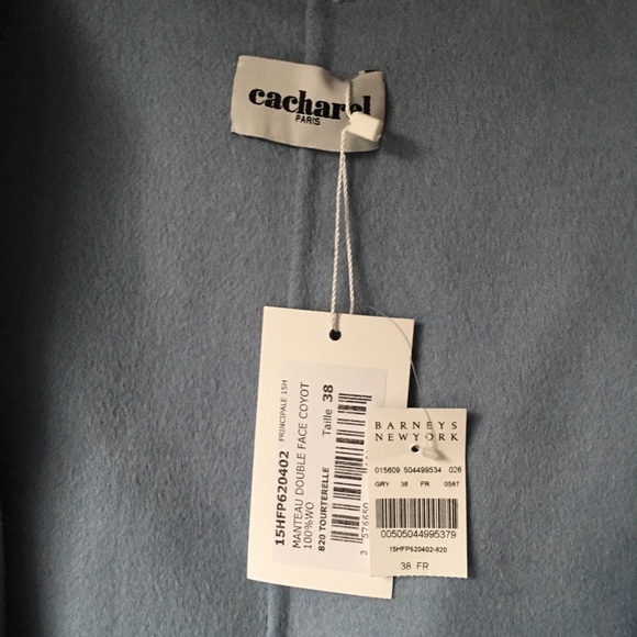 CACHAREL PARIS Fur-Trimmed & Wool Hooded Parka NWT - Picture 5 of 8